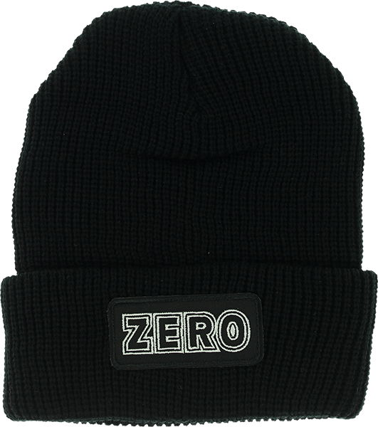 Zero Bold Patch BEANIE Black