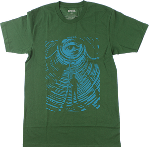 Opera Slither T-Shirt - Size: MEDIUM Dark Green