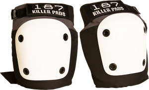 187 Fly Knee Pads L-Grey/Black W/White  