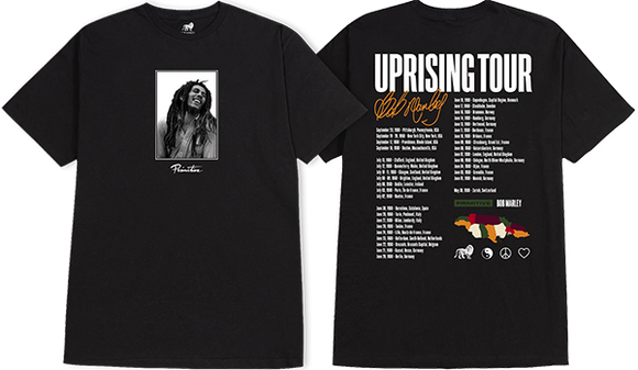 Primitive Uprising T-Shirt - Size: SMALL Black