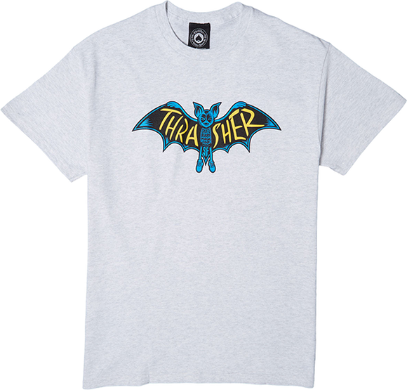 Thrasher Bat T-Shirt - Size: X-LARGE Ash