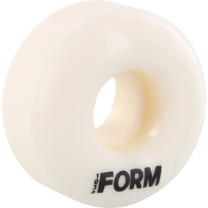 Form Solid 53mm White Skateboard Wheels (Set of 4)