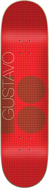 Plan B Gustavo Varnish Skateboard Deck -8.0 DECK ONLY