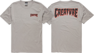 Creature Slaughter Outline T-Shirt - Size: SMALL Concrete Grey