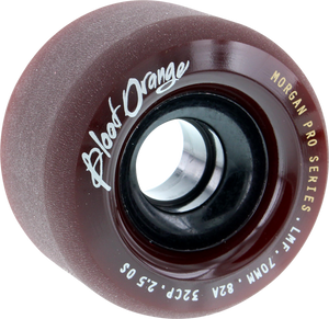 Blood Orange Morgan 70mm 82a Midnight Maroon Longboard Wheels (Set of 4)