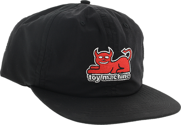 Toy Machine Devil Cat Skate Skate HAT - Adjustable Black  