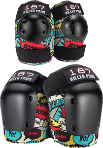 187 Combo Pack Knee/Elbow Pad Set Xs-Comic 