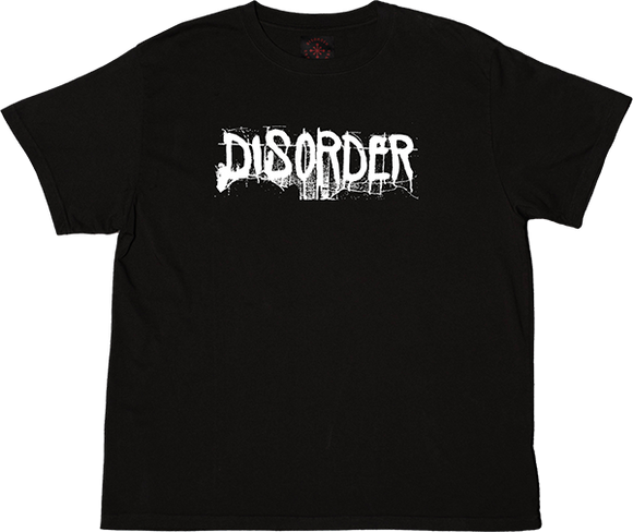 Disorder Spray T-Shirt - Size: LARGE Vintage Black