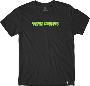 Girl Yeah Right T-Shirt - Size: MEDIUM Black