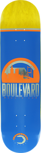 Blvd Traveler Skateboard Deck -7.7 Blue DECK ONLY