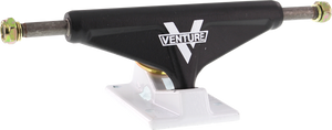 Venture LO 5.0 Salt & Pepper W/Logo Skateboard Trucks (Set of 2)