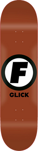 Foundation Glick Classic F Rust Skateboard Deck -8.0 DECK ONLY