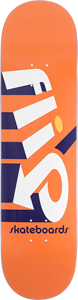 Flip Strobe Skateboard Deck -8.25 Orange DECK ONLY