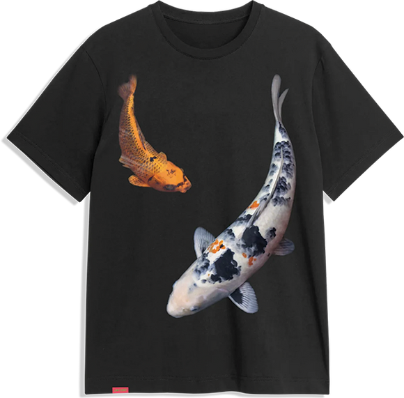 Jacuzzi Koi T-Shirt - Size: SMALL Black