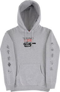 Baker Deep Fried Hooded Sweatshirt - MEDIUM Heather Grey