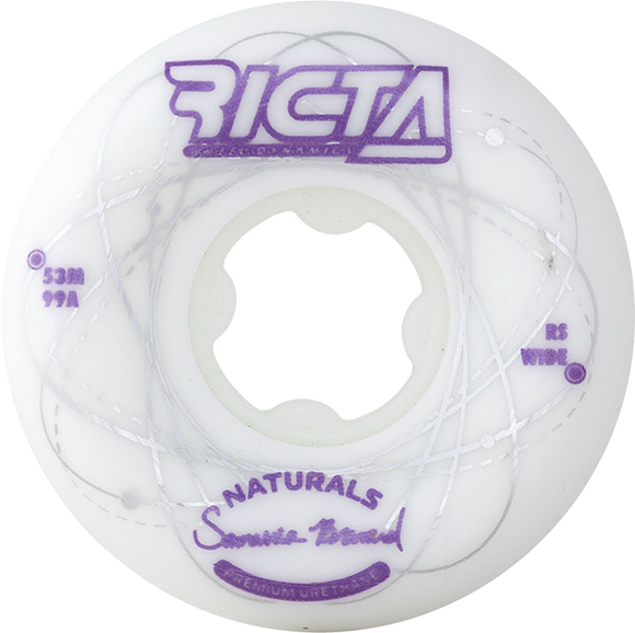 Ricta Brevard Orbital 53mm 99a Wt/Pur Skateboard Wheels (Set of 4)