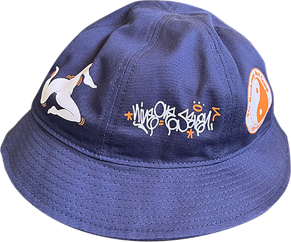 Call Me 917 917 Crew Bucket Skate Skate HAT - Ofm-Blue  