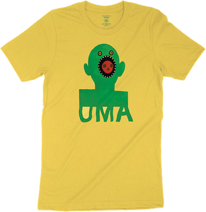 Uma Mouthface T-Shirt - Size: X-LARGE Yellow