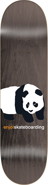 Enjoi Peekaboo Panda Skateboard Deck -8.0 Grey R7 DECK ONLY