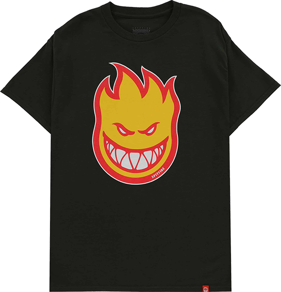 Spitfire Bighead Fill T-Shirt - Size: SMALL Forest/Gold/Red