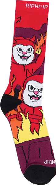 Rip N Dip Heaven On Earth Crew Sock Red 