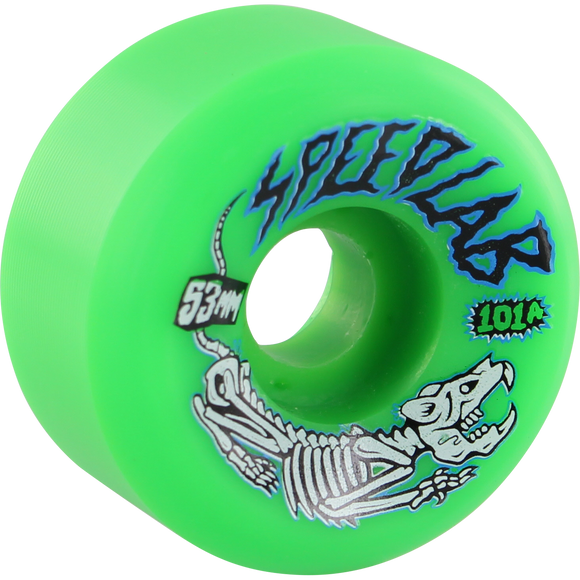 Speedlab Lab Rat 53mm 101a Green Skateboard Wheels (Set of 4)