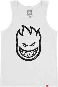 Spitfire Bighead Tank Top Size: LARGE White/Black