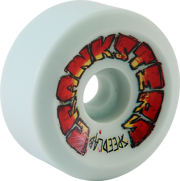 Speedlab Cranksters 66mm 95a White Longboard Wheels (Set of 4)