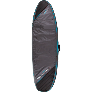 Ocean and Earth - Double Compact Shortboard Cover 6'8" - Black/Blue