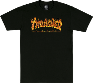 Thrasher Inferno T-Shirt - Size: LARGE Black