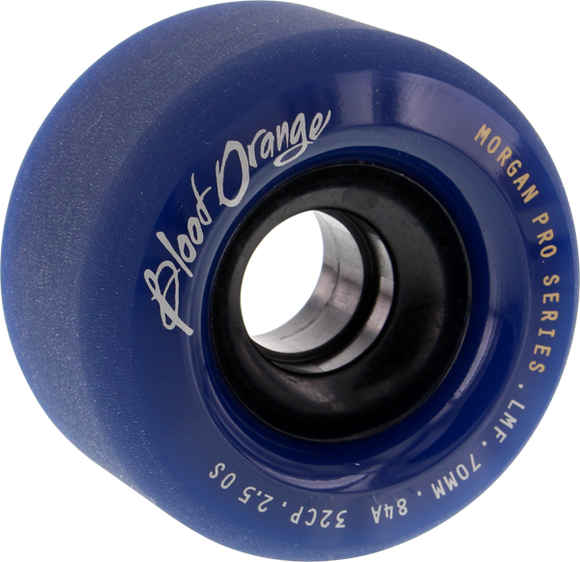 Blood Orange Morgan 70mm 84a Midnight Navy Longboard Wheels (Set of 4)