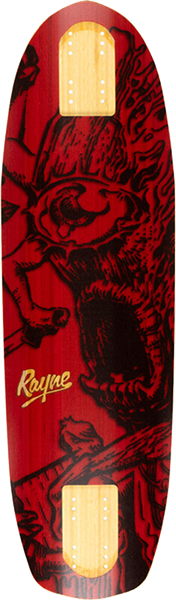 Rayne Libido 31 Skateboard Deck -9x31 Cyclops Red DECK ONLY