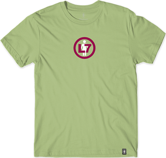 Girl L7 Logo T-Shirt - Size: X-LARGE Pistachio Green