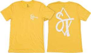 Sandlot Times Staple T-Shirt - Size: X-SMALL Yellow