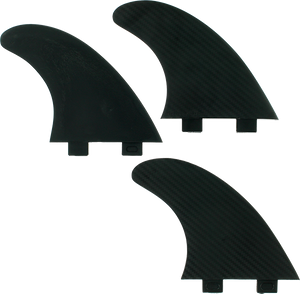 Fin Solutions Fcs Large Black 3fin Set