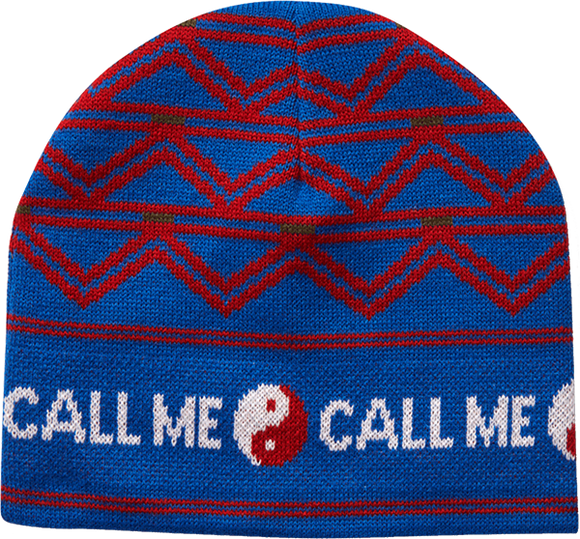 Call Me 917 Snowflake BEANIE Blue