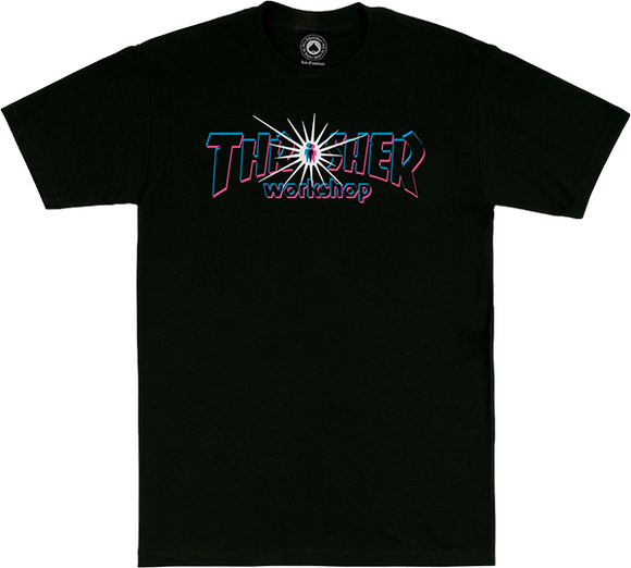 Thrasher X Alien Workshops Nova T-Shirt - Size: MEDIUM Black