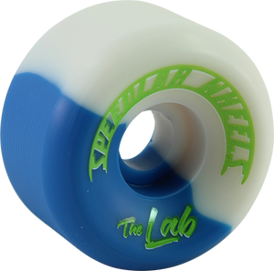 Speedlab The Lab 56mm 99a Navy/White Split Skateboard Wheels (Set of 4)