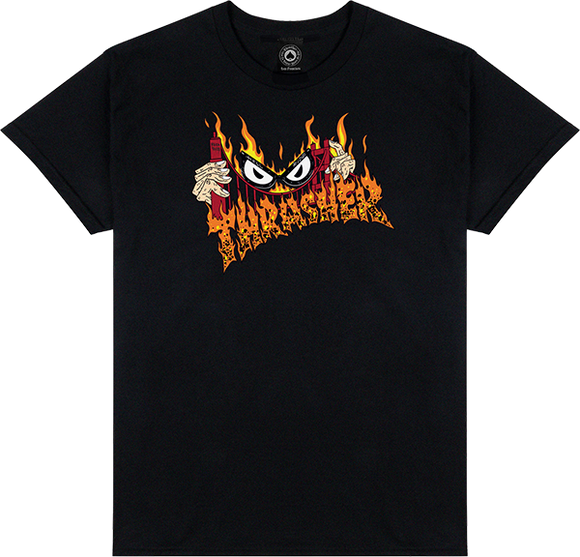 Thrasher Neckface Sucka Free T-Shirt - Size: MEDIUM Black