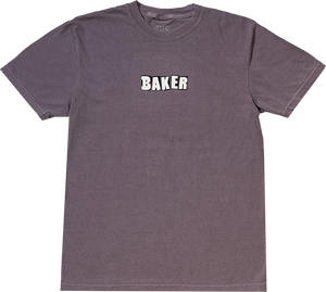 Baker Brand Logo T-Shirt - Size: SMALL Wine Wash