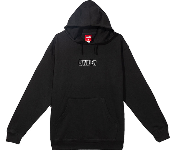 Baker Brand Logo Hooded Sweatshirt - X-LARGE Black