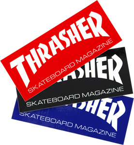 THRASHER MAG LOGO MINI DECAL ASSORTED 1pc