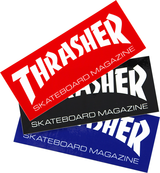 THRASHER MAG LOGO MINI DECAL ASSORTED 1pc