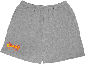 Thrasher Girls Flame P.E Shorts X-Small Heather Grey