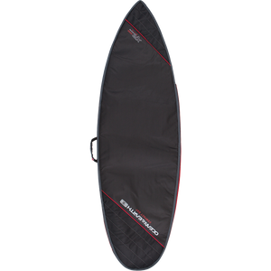 Ocean and Earth - Compact Day Shortboard Cover 6'8" Black/Red