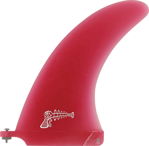 Ray Gun Fiberglass/Volan Center Fin 8.0" Red Surfboard FIN 