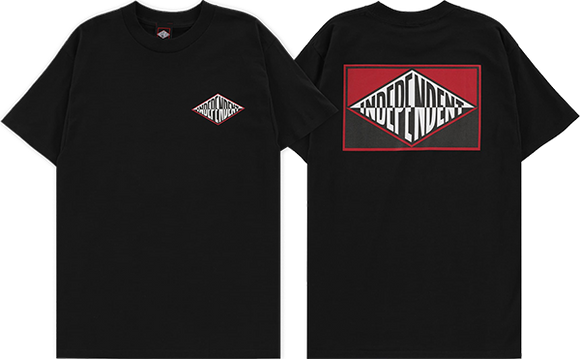 Independent Split Summit T-Shirt - Size: SMALL Black