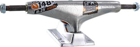 Thunder Titanium III 148 Polished Skateboard Trucks (Set of 2)