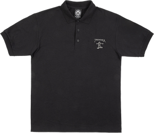 Thrasher Little Gonz Embroidered T-Shirt - Polo Size: LARGE Black