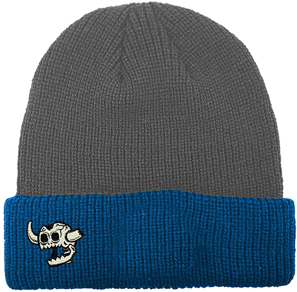 Toy Machine Dead Monster Split BEANIE Grey